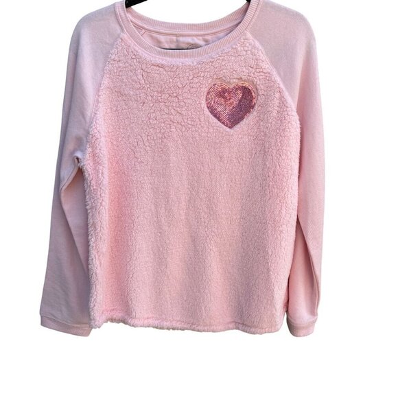 So Cozy Womens Pink Sherpa Pullover Long Sleeve Fleece Sweater Sweatshirt New 20 - Picture 1 of 11
